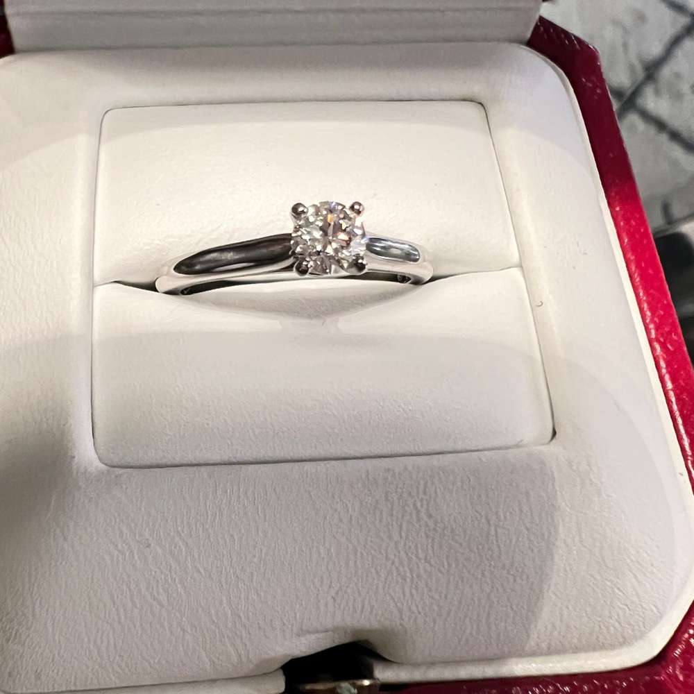 Cartier solitaire ring